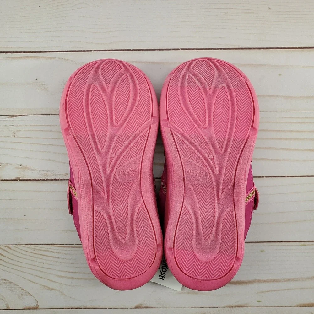 OshKosh Girls Size 11 Sandals Pink‎ Charis Summer Bump Toe
